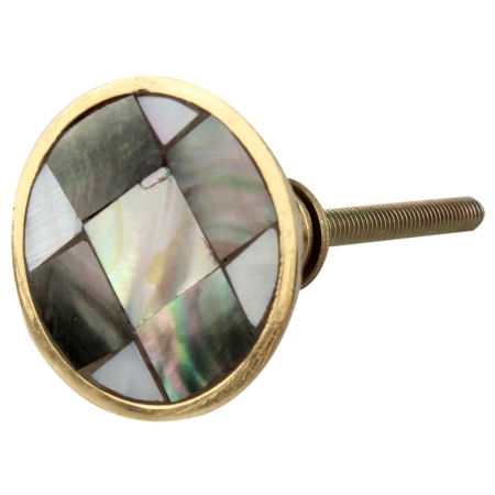 Mixed Shell Brass Knobs